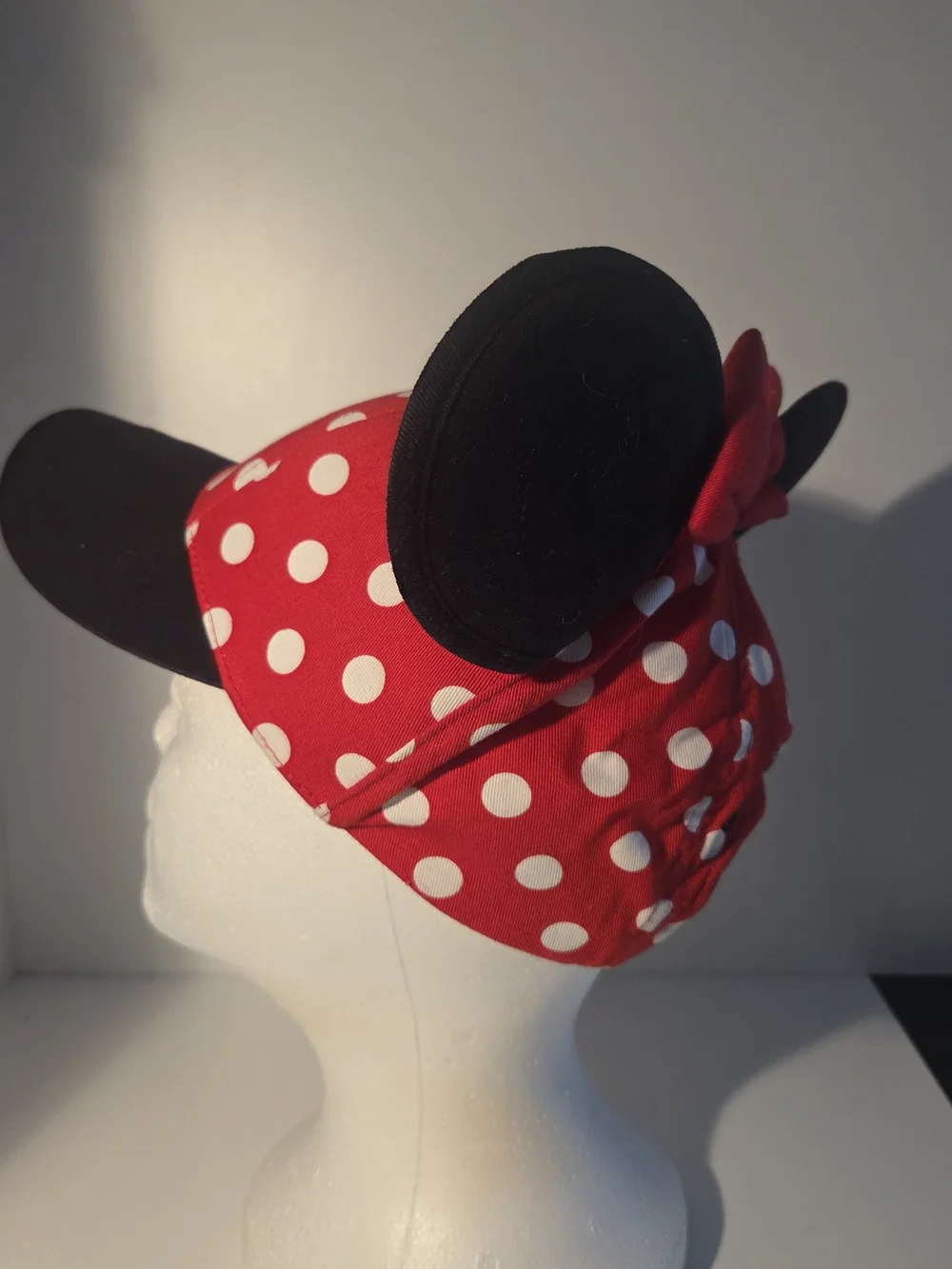 Red Polka Dot Minnie Mouse Ear Hat - Kids Costume